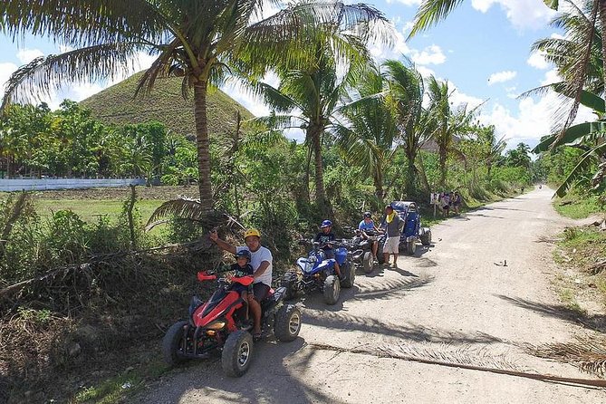 BOHOL ATV Tour - Riding toward the Chocolate Hills from Carmen