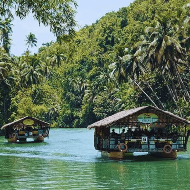 Bohol: Choco Tour + Loboc River Lunch Buffet + ATV Adventure - Loboc River buffet cruise