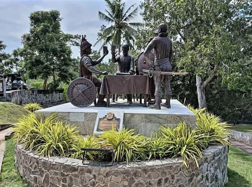 BOHOL: Chocolate Hills, Tarsiers and Loboc River Day Tour - Blood Compact Shrine: a brief start with local context