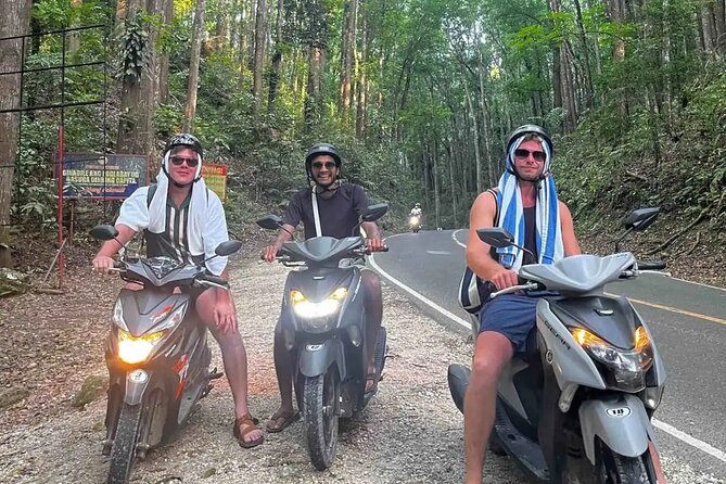 Bohol Full Day Waterfall & Countryside Scooter Tour - Panga Falls offers the first chance to cool off