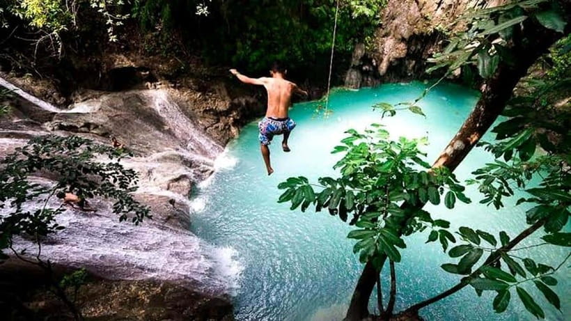 Bohol: Waterfall Hopping & Secret Jungle Trails Guided Tour - What happens at the waterfalls