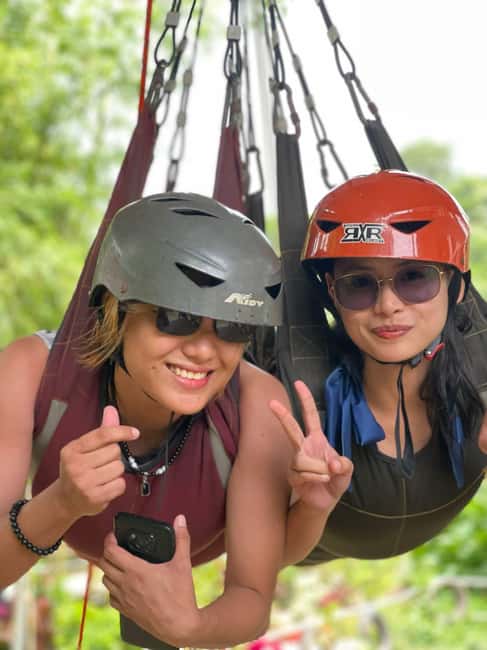 Boracay: ATV, Sky Bike and Zipline Adventure with Pickup - Riding the mainland ATV trails