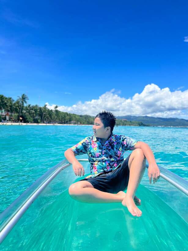 Boracay - Crystal Kayak phot-op Experience - Price: good value for a photo stop