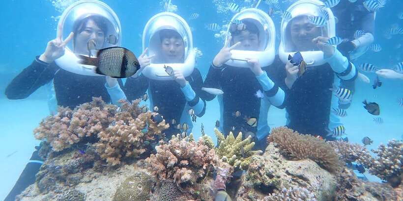 Boracay: Helmet Diving Experience with Photos and Videos - The safety briefing comes before the water