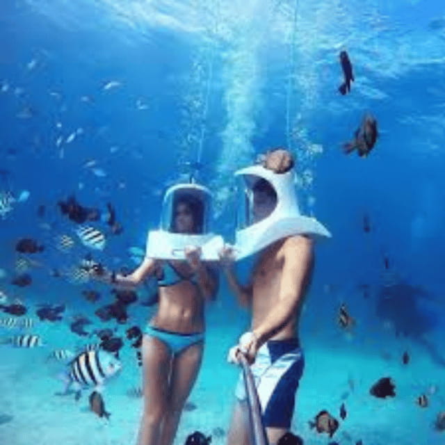 Boracay: Island Hopping with Buffet Lunch & Helmet Diving - A five-hour Boracay plan with a clear centerpiece