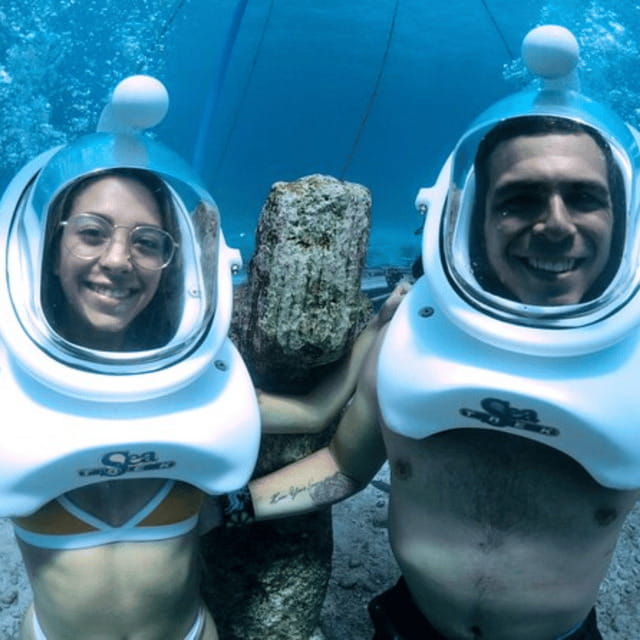 Boracay: Island Hopping with Buffet Lunch & Helmet Diving - Crystal Cove Island and the cost of entering
