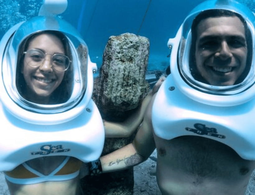 Boracay: Island Hopping with Lunch, Helmet Diving & ATV - Crocodile Island is the snorkeling stop
