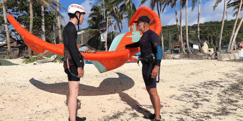 Boracay Kiteboarding Discovery Course - The meeting point and a location detail to check