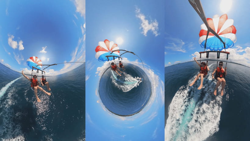 Boracay Parasailing with Insta 360 - Making the most of the Insta360 camera