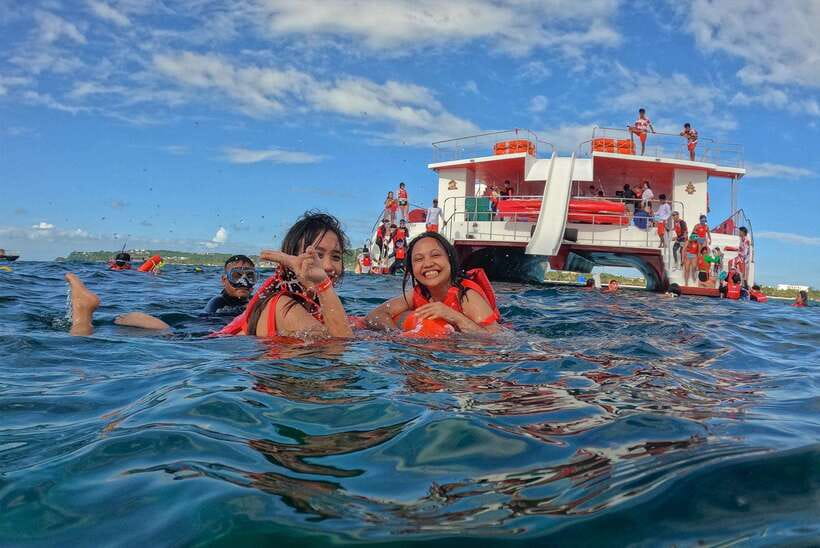 Boracay: Red Whale Party Cruise w/ Snacks & Water Activities - Boarding at Astoria Boracay