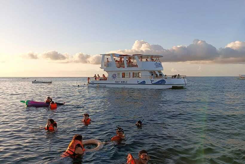 Boracay: Ultimate Party Cruise aboard the Andy World Yacht - Food, Fruit, and Drinks on Board