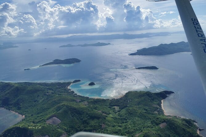 Busuanga Scenic Seaplane Flight 30 Minutes - Maricaban Bay, reefs and a sheltered start