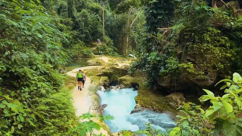 Cebu: Kawasan Falls Canyoneering Tour with Ziplining & Lunch - Kawasan Falls is the natural finale