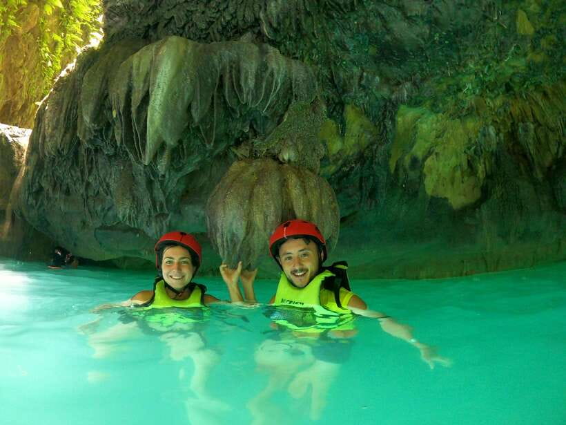 Cebu: Moalboal Sardines Run Snorkel & Kawasan Canyoneering - Moalboal’s silver wall of sardines