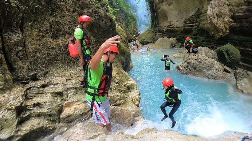 Cebu: Moalboal Sardines Run Snorkel & Kawasan Canyoneering - The optional zipline and other add-ons