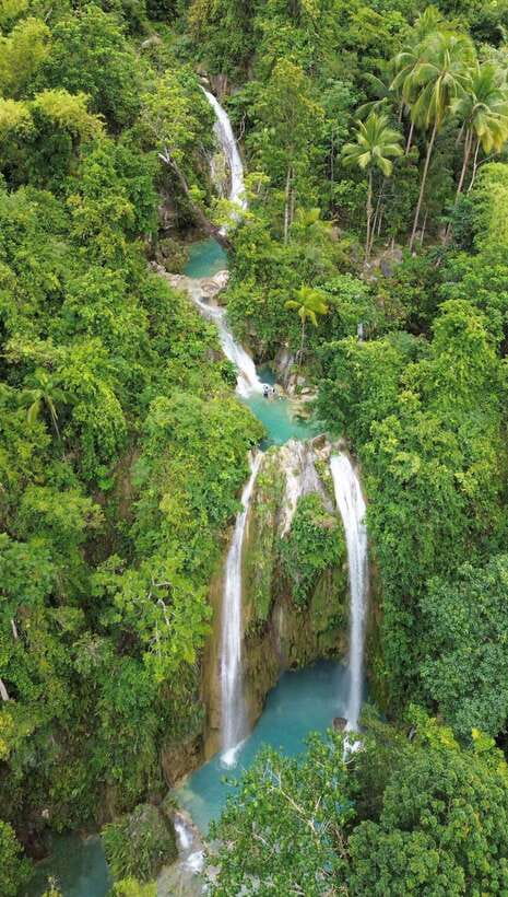 Cebu Oslob Whaleshark, Moalboal Sardines Run&Inambakan Falls - Inambakan Falls, a short stop with a cooler pace