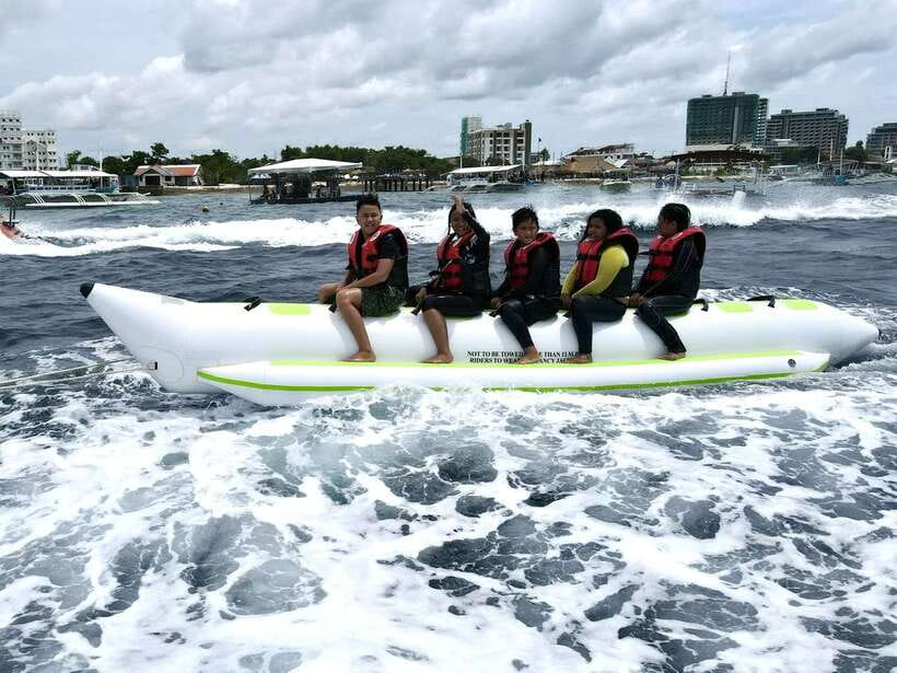 Cebu: Snorkeling + 3 Water Activity Tour - Paddleboarding and the three inflatable rides