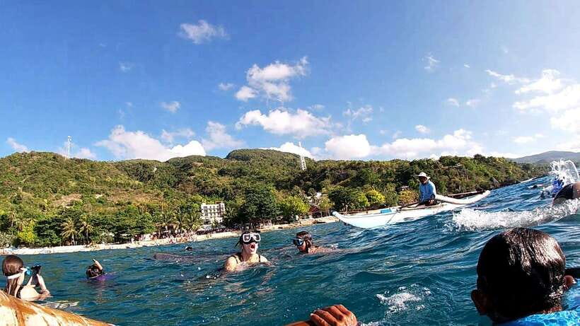 Cebu: Whale Shark Swim, Kawasan Falls & Moalboal Sardine Run - Walking to Kawasan Falls