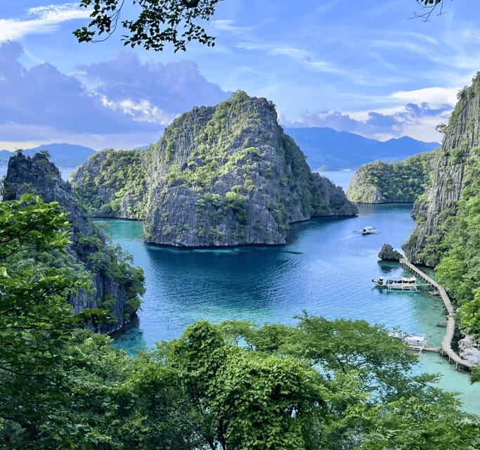 Limestone cliffs above Kayangan Lake, Coron