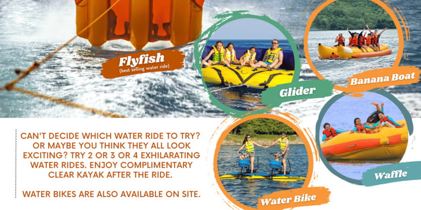 Coron: Watersports Experience - The glider and the free kayak