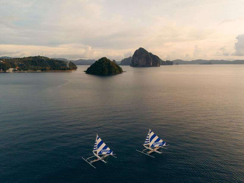 El Nido Islands: Private Paraw Day Sailing with Lunch - Ipil Beach, your first chance to swim and paddle