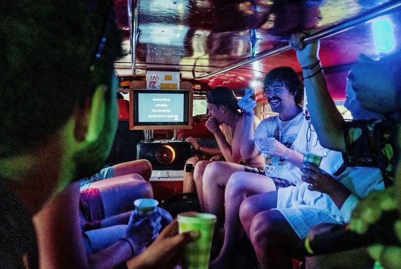El Nido: Jeepney Adventure Tour with Lunch - The short forest walk to Bulalacao Waterfalls