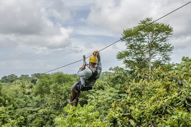 El Nido Palawan Zipline Two Way - Reaching the launch point above the beach