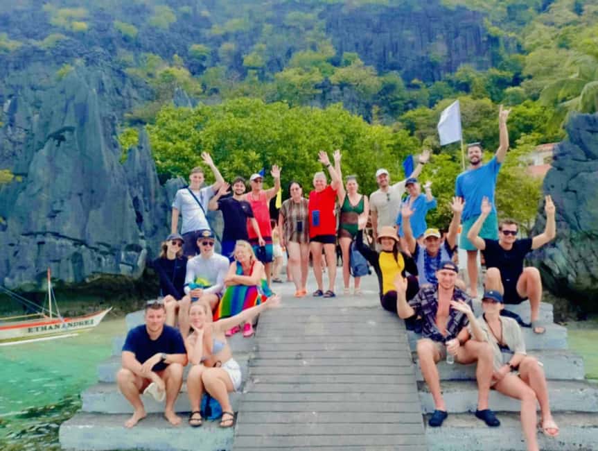 El Nido Tour C: Explore Hidden & Secret Beach Adventure - Swimming through the cliffs at Secret Beach