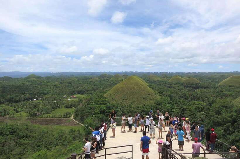 From Bohol: Countryside Private Day Tour - Chocolate Hills first, the reason to go