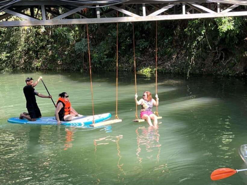 From Boracay: Mainland Off-Road ATV and Zipline Experience - The kawa hot bath photo stop
