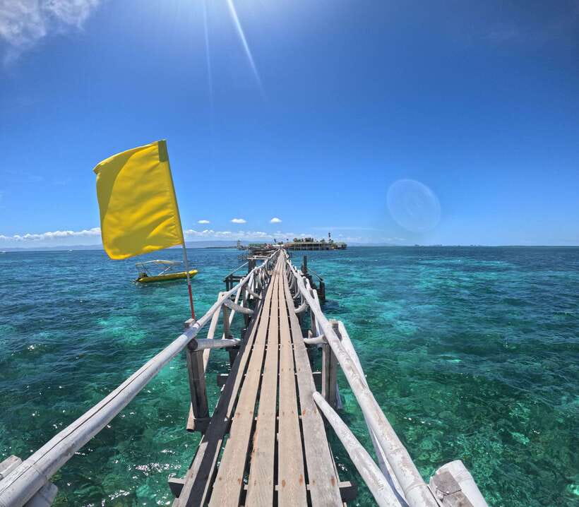 From Cebu: Island Hopping to 3 islands with BBQ lunch - Nalusuan Island: A Pretty Place to Walk and Swim