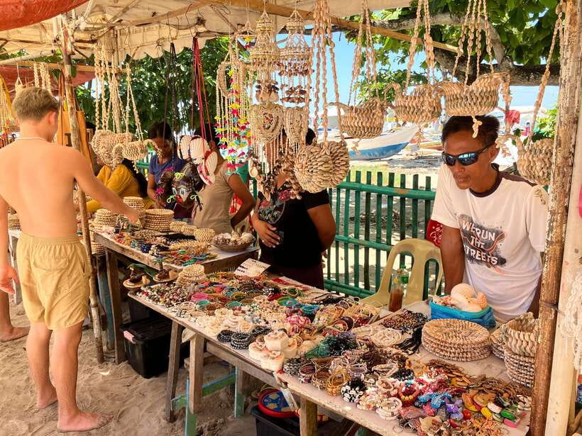 From Cebu: Island Hopping to 3 islands with BBQ lunch - Lunch on the Boat, With Filipino Flavors