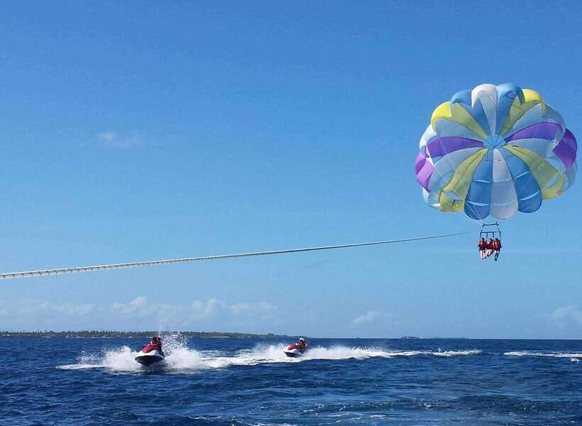 From Cebu: Mactan Island 3 Watersport Activities Tour - Jet skiing first: 15 minutes of speed