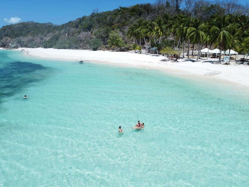 From Coron Town: Beaches and Islands Boat Tour with Lunch - Ditaytayan Island: sandbar views and a first swim