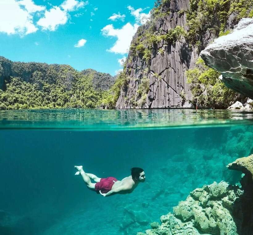 From Coron: Twin Lagoon and Skeleton Wreck Cruise with Lunch - Siete Pecados and the Reef Garden