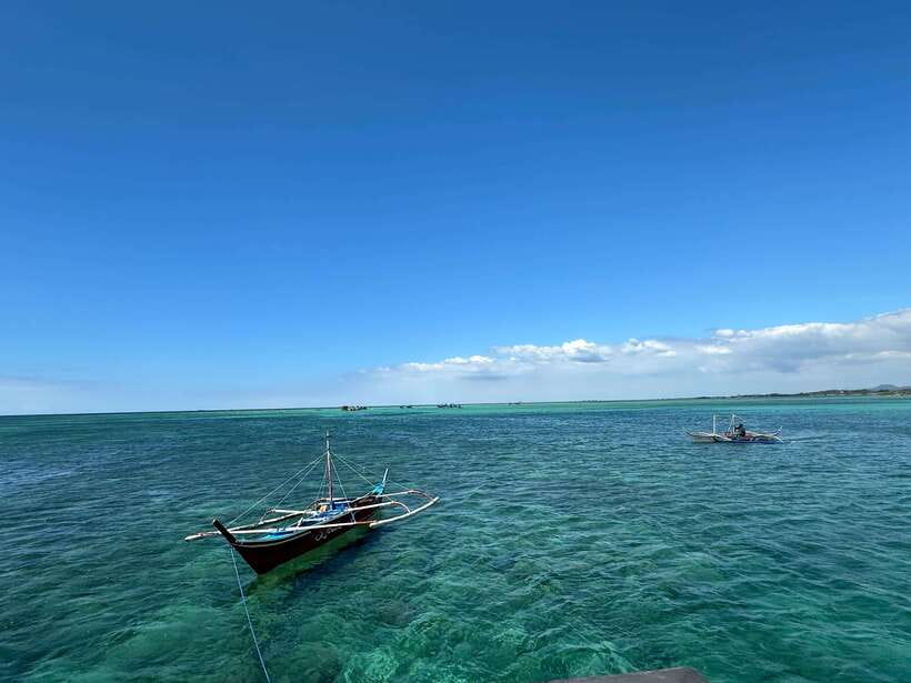 From Manila: Little Boracay Beach w/ Floating Bamboo Cottage - A volcano viewpoint before the beach