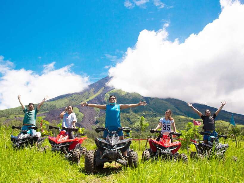 Legazpi: Mayon Volcano ATV Tour - The practice area gives beginners a fair start