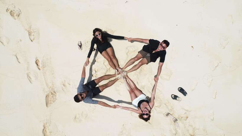 Luna: Siargao Tri-Island Tour with Drone, GoPro Shots, Lunch - Naked Island: one hour on bare white sand
