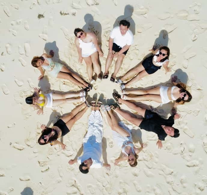 Luna: Siargao Tri-Island Tour with Drone, GoPro Shots, Lunch - Daku Island: lunch, swimming, and the longest stop