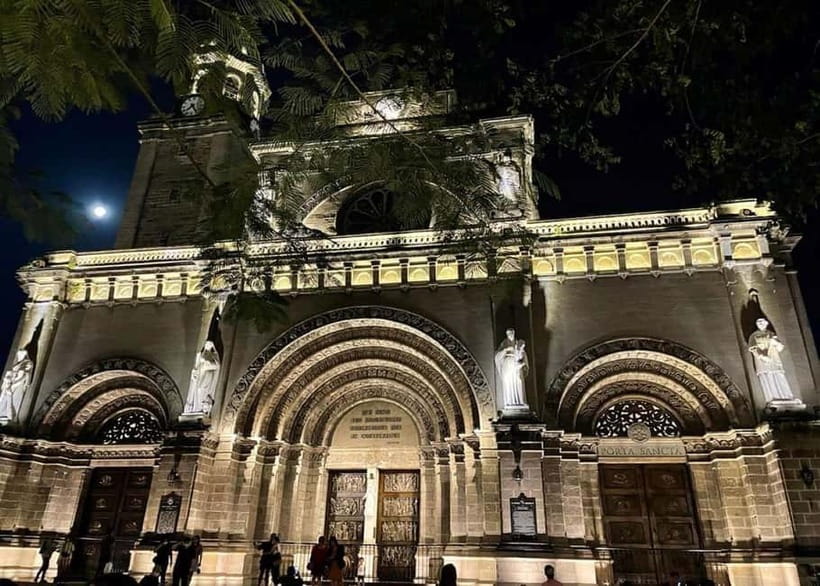 Manila: Enchanting Night Tour of Manila's Historic Landmarks - Manila after sunset, with the old city in focus