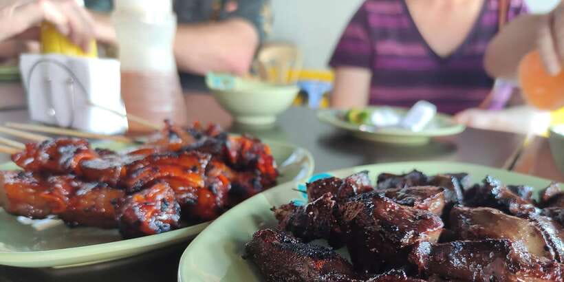 Manila Food Tour: Introduction to Philippine Street Food - A local bar with beer and more food