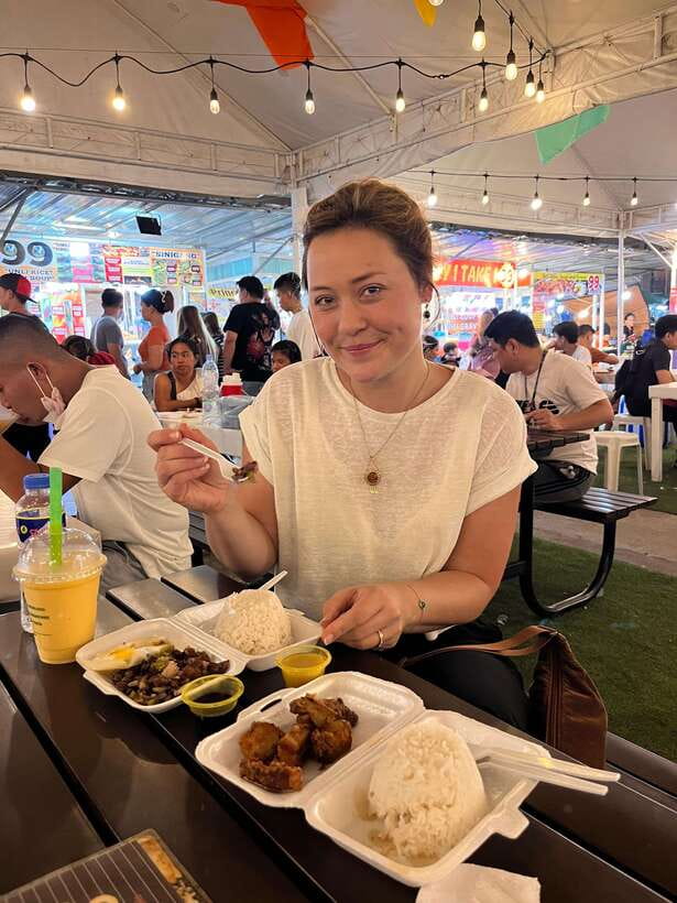 Manila Night Market with Local Guide - The rooftop bar gives the evening a change of pace