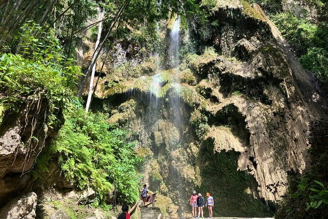 Oslob Whale Shark & Tumalog Waterfalls & Sumilon Sandbar - Cooling off at Tumalog Falls