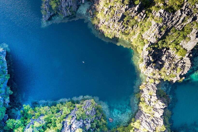 Palawan: Coron Island Super Ultimate Private Tour - Twin Lagoon turns the boat ride into a swimming day