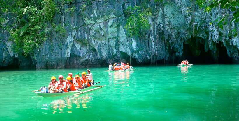 Puerto Princesa: Private Full-Day Tour To Underground River - Reaching Sabang Wharf by pump boat