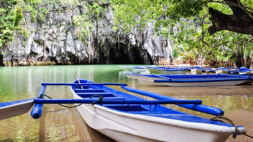 Puerto Princesa Underground River Tour in Palawan - Crossing to the national park by boat