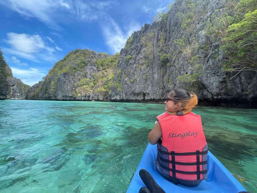 Shared El Nido Tour A - Secret Lagoon and its narrow entrance