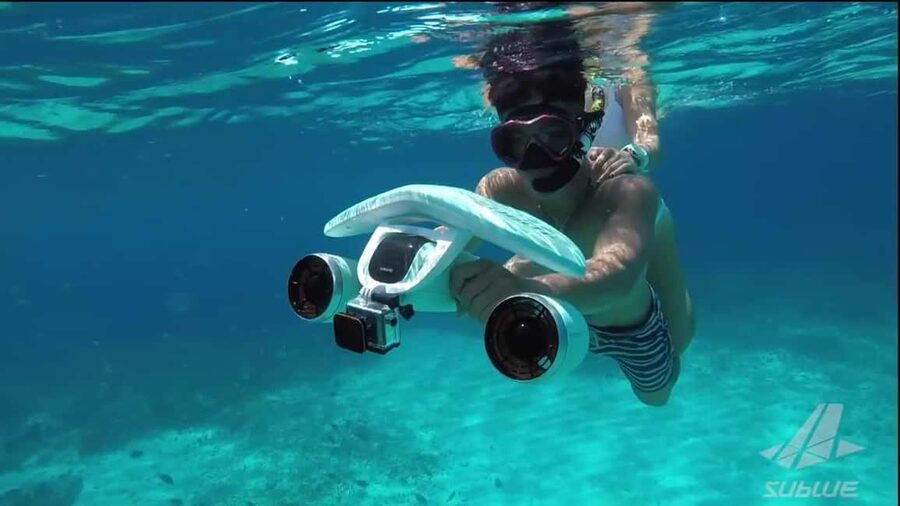 Siargao Seascooter: Experience Flying Underwater - The first few minutes: learning the seascooter