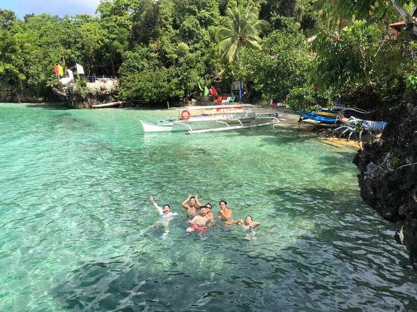 SOHOTON COVE TOUR - The included boodle fight and resort stop