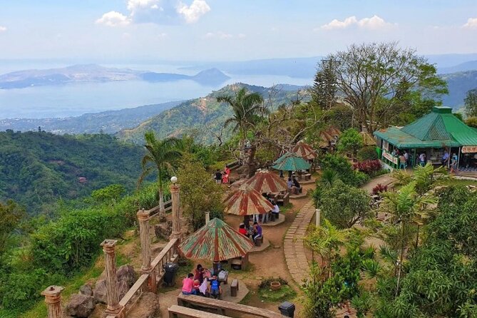Tagaytay + Hidden Valley Springs: A Scenic Escape w/ Transfers - Tagaytay: Taal views with a weather warning